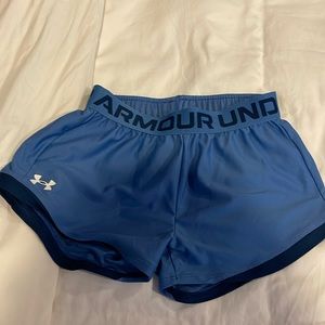 Like new kids under armour running shorts - youth medium.